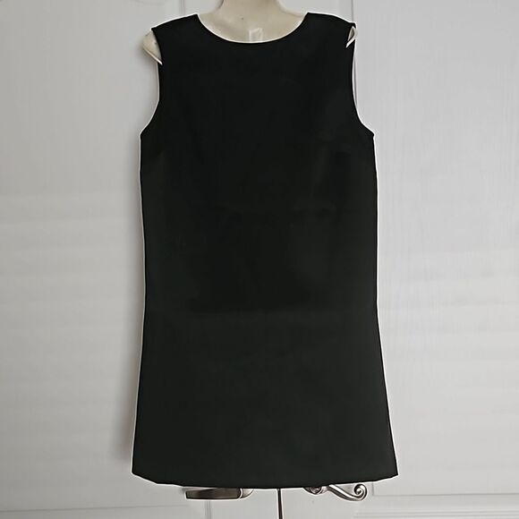 H&M Bow-Front Sleeveless Mini Dress Black Small - Picture 5 of 16